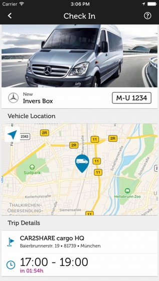 戴姆勒car2share截图