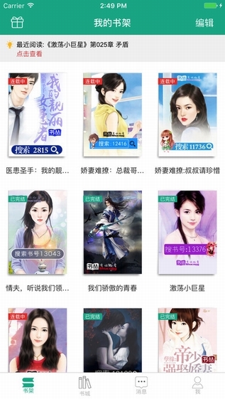 书丛网截图