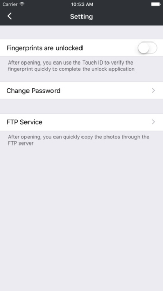 指纹加密锁截图