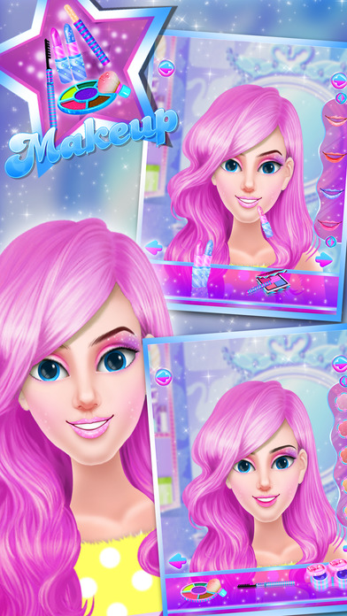 时尚明星娃娃化妆截图