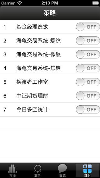 期货交易者截图
