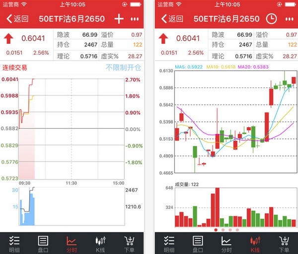 东兴期权宝截图