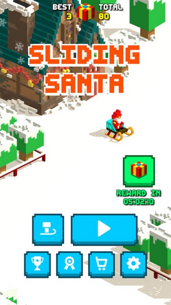 圣诞开心滑雪截图