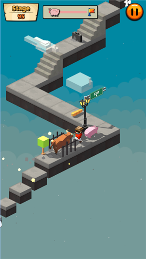 运行公牛和猪截图