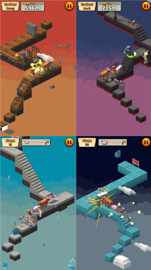 运行公牛和猪截图