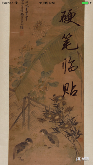 硬笔临帖截图